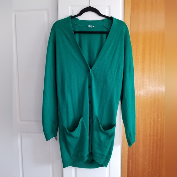 ๐๐โMavon vintage long button down cardigan with front pockets - Picture 8 of 8